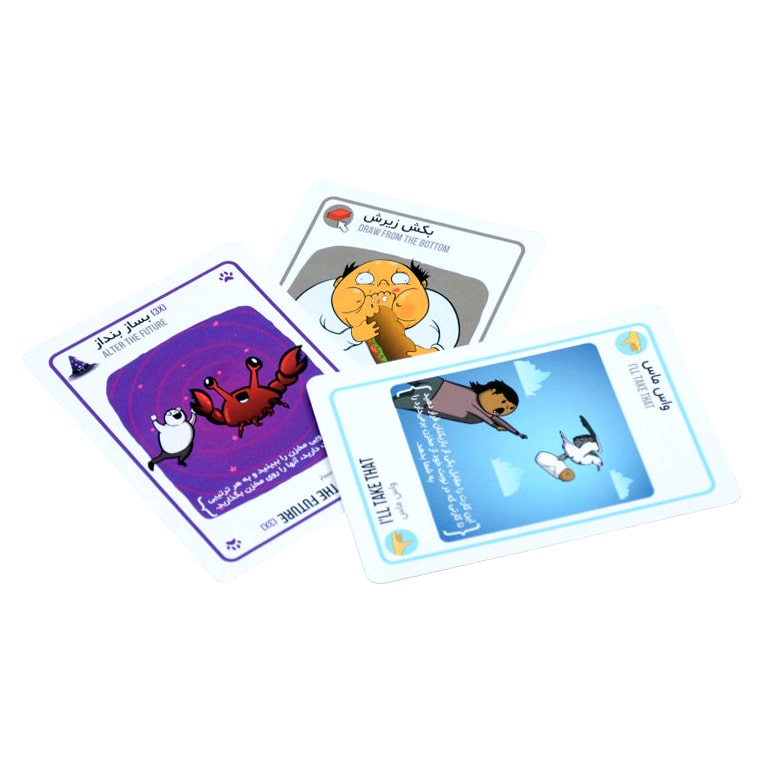 کارت های بازی فکری گربه های انفجاری پلاس - بازیمود